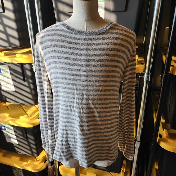 Cat & Jack Girls Striped Long Sleeve Top – Size Large (10/12) - Picture 6 of 14